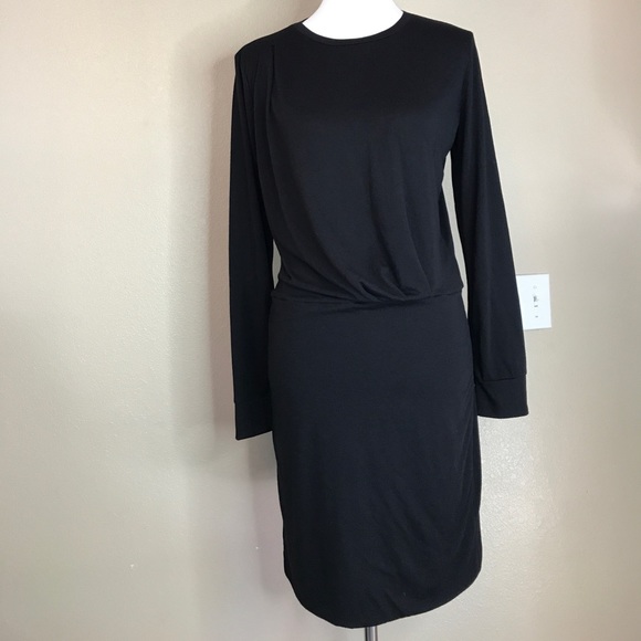 JOE FRESH Long-sleeve Black Dress M - Picture 1 of 7